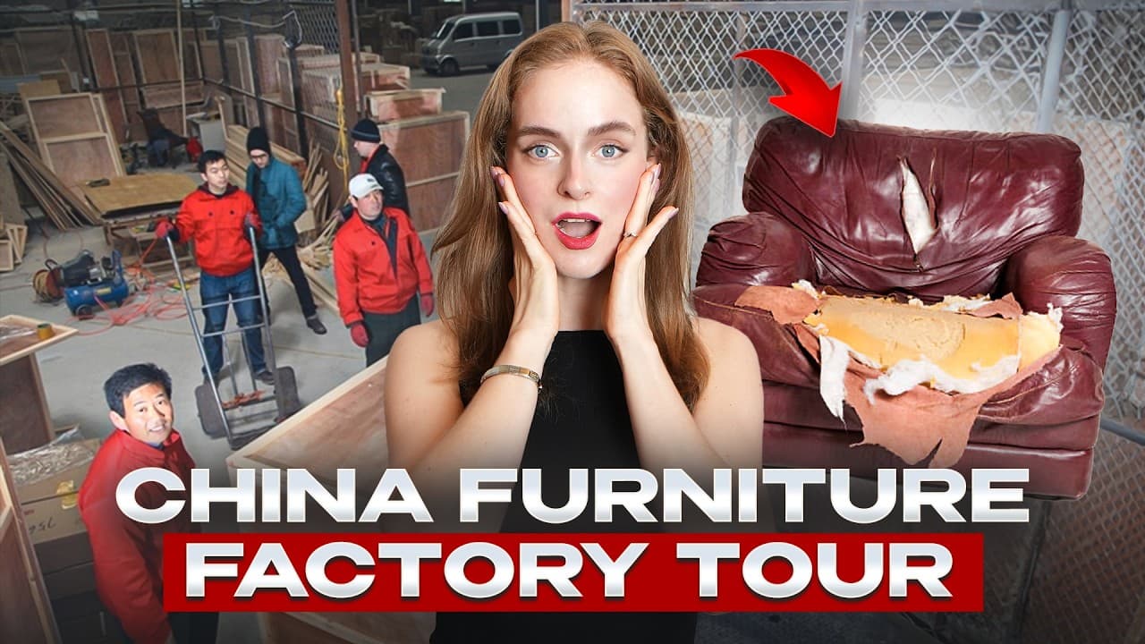 Footage from a Furniture Factory in China