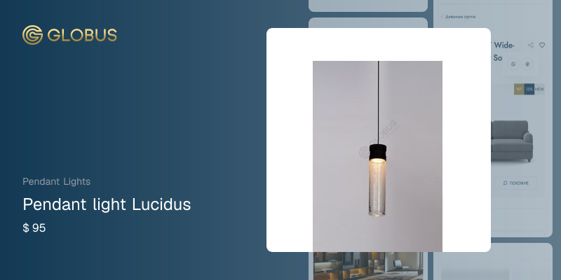 Pendant light Lucidus | Globus Furniture from China